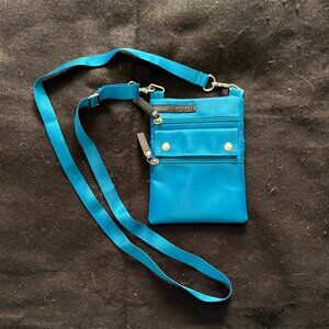 Scansafe RIFD Adjustable Dark Teal Crossbody Bag/Purse